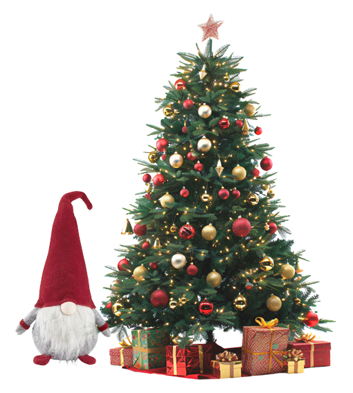 Juletræ og nisse